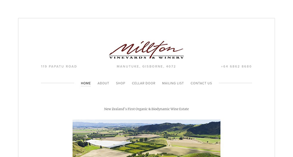 Millton Vineyards and Winery